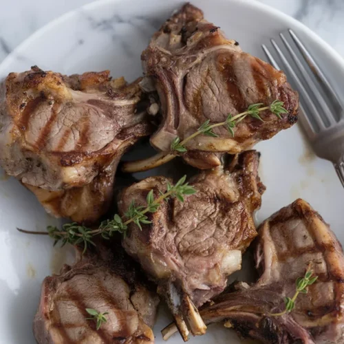 Garlic Herb Grilled Lamb Chops 2 Garlic Herb Grilled Lamb Chops