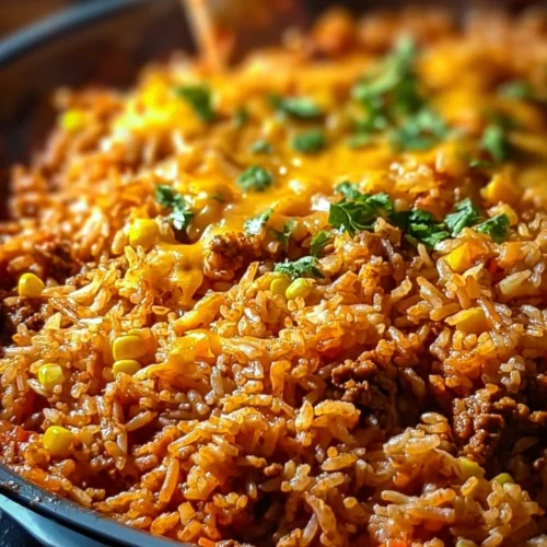 Ground Beef Mexican Rice Skillet