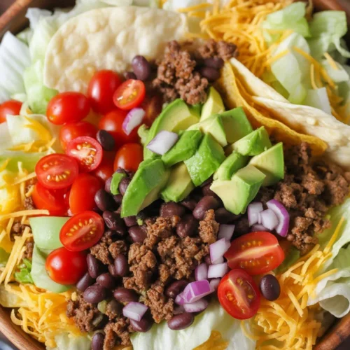 Ground Beef Taco Salad 2 Ground Beef Taco Salad