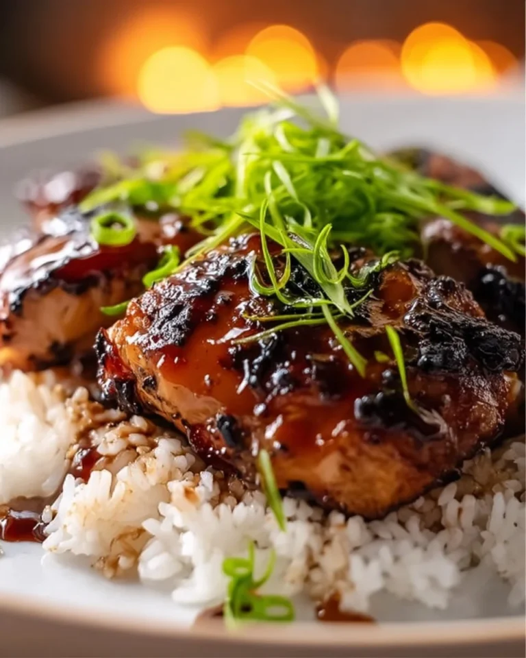 Delicious Hawaiian Turn Turn Chicken served with vibrant tropical sides