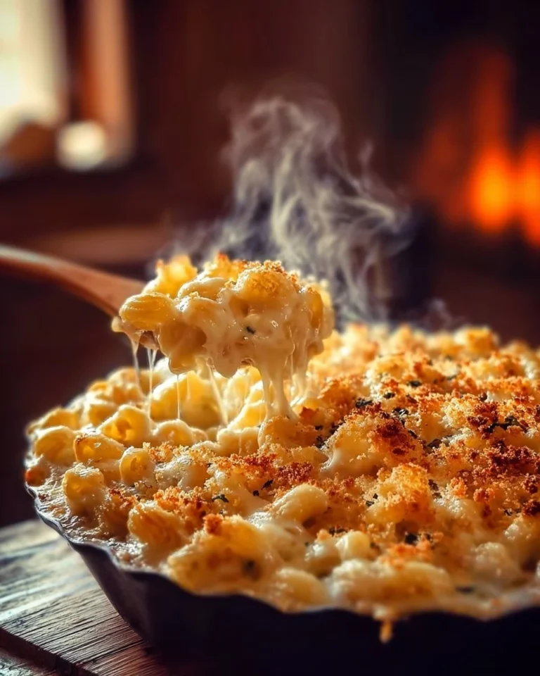 Creamy homemade macaroni and cheese served in a bowl.
