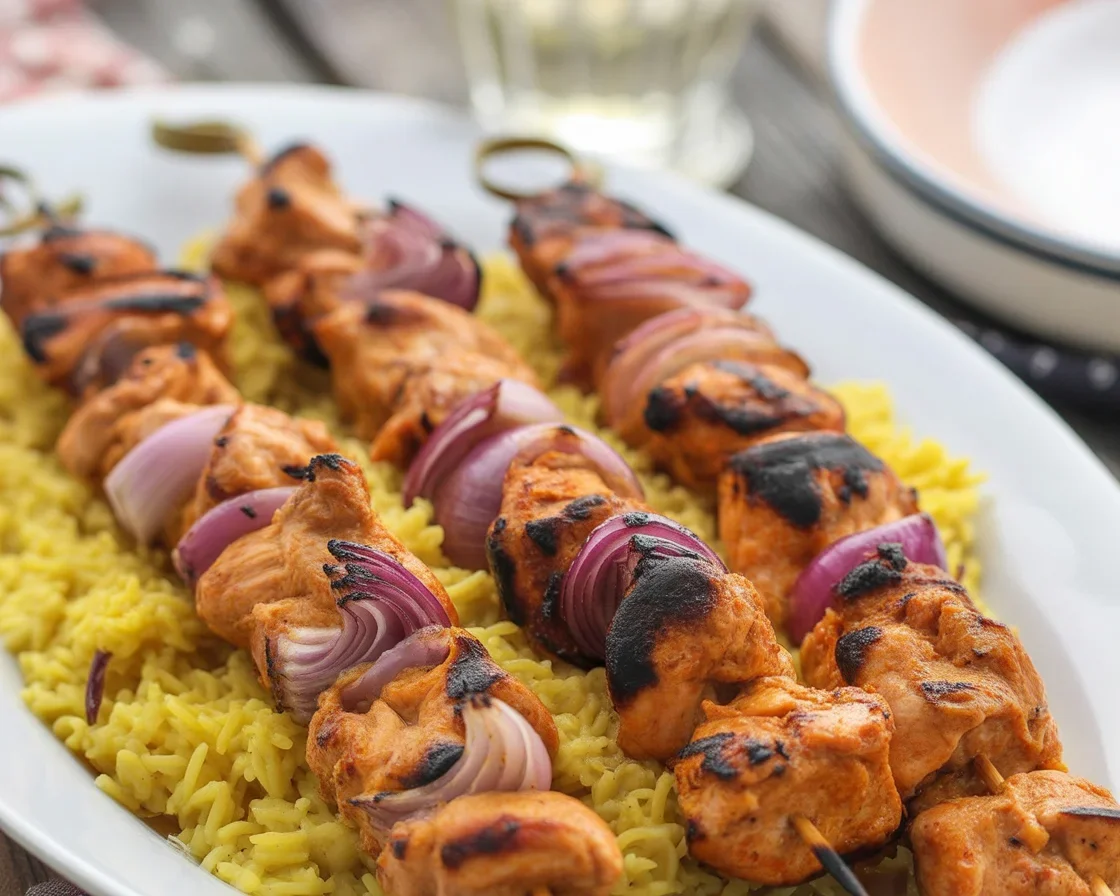 Lemon Oregano Grilled Chicken Kebabs