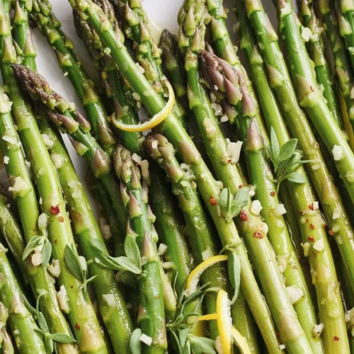 Lemon Parmesan Roasted Asparagus 2 Lemon Parmesan Roasted Asparagus