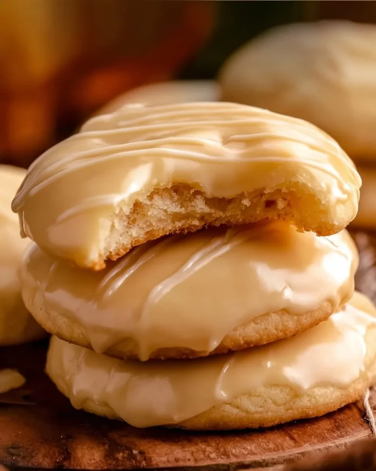 Delicious maple cookies drizzled with sweet maple icing.