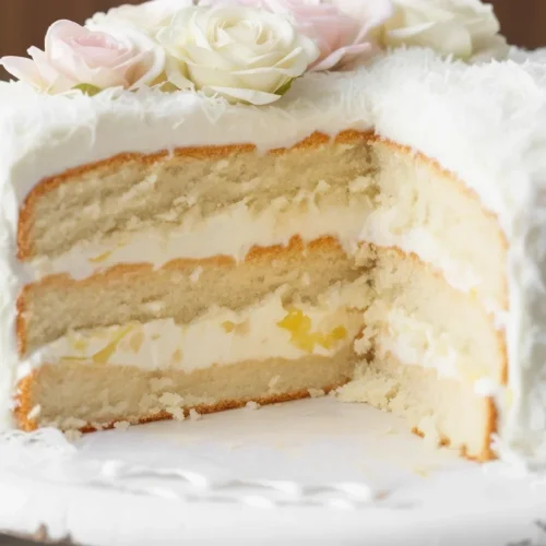 Moist Coconut Layer Cake