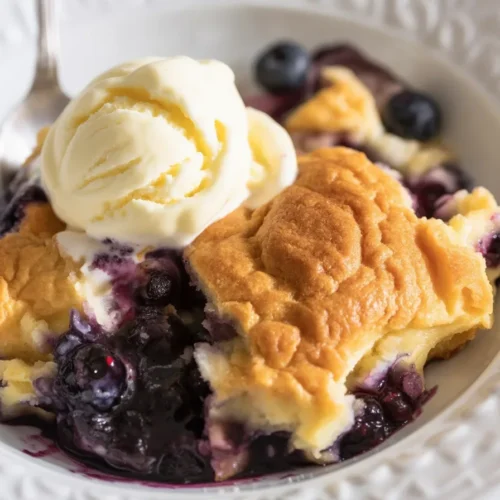 Old Fashioned Blueberry Cobbler