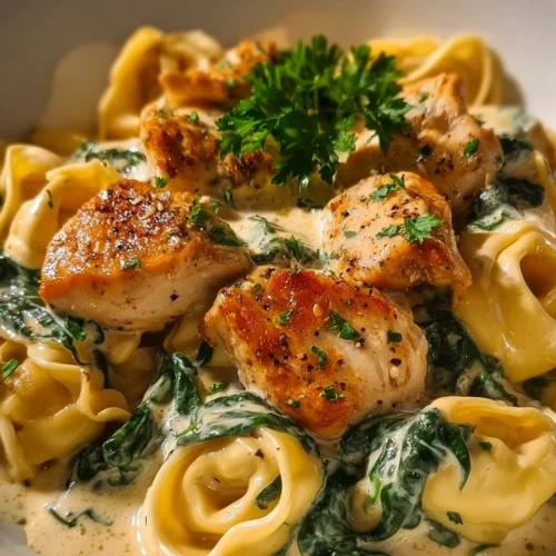 One Pot Creamy Parmesan Chicken Tortellini 2 One Pot Creamy Parmesan Chicken Tortellini