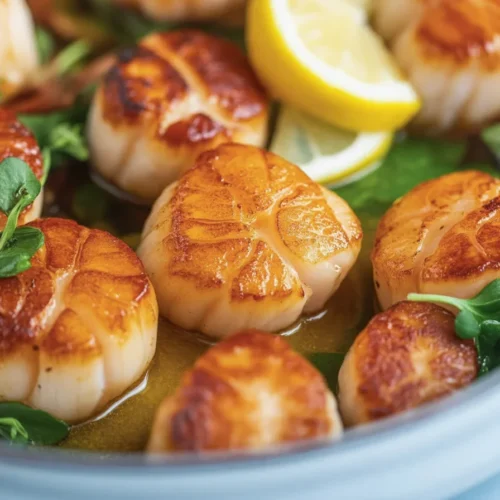 Pan Seared Sea Scallops 2 Pan Seared Sea Scallops