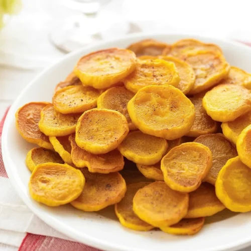 Parmesan Yellow Squash Rounds