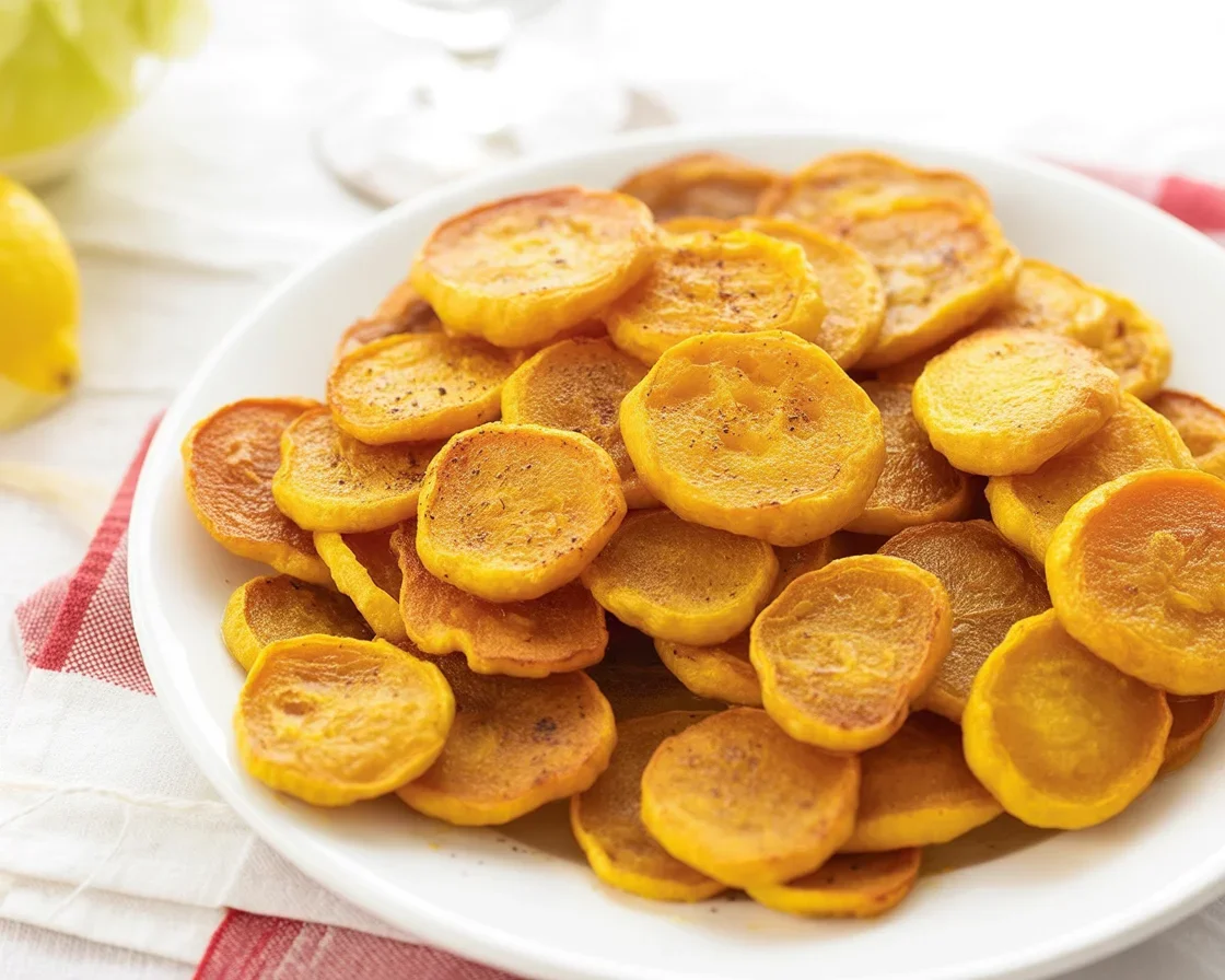 Parmesan Yellow Squash Rounds