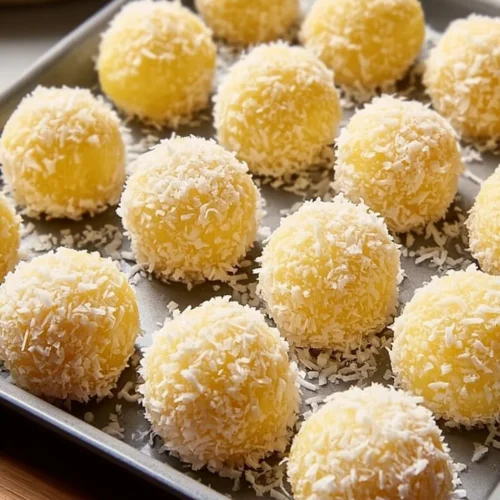 Pineapple Coconut Balls 2 Pineapple Coconut Balls