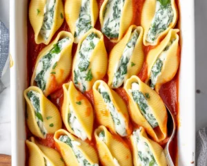 Ricotta Stuffed Pasta Shells
