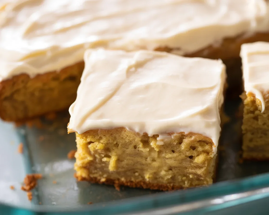 Ripe Banana Sheet Cake