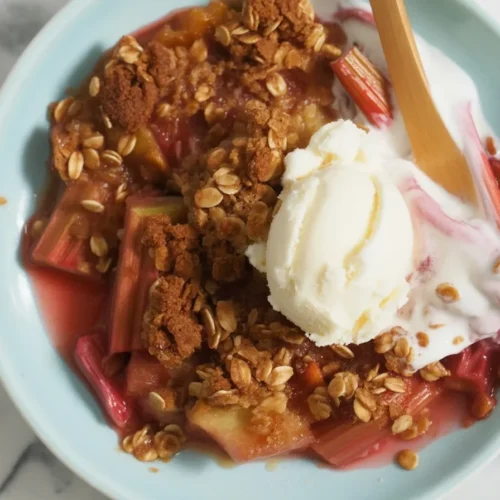 Strawberry Rhubarb Crisp
