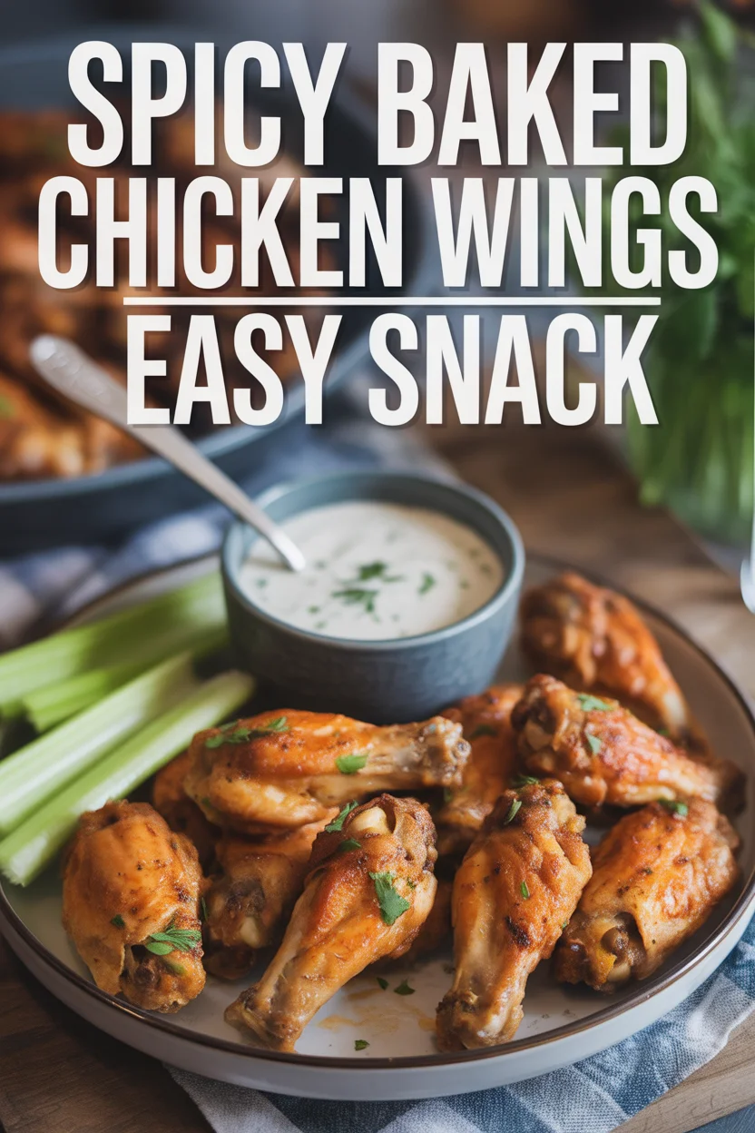 Spicy Baked Chicken Wings – Easy Snack