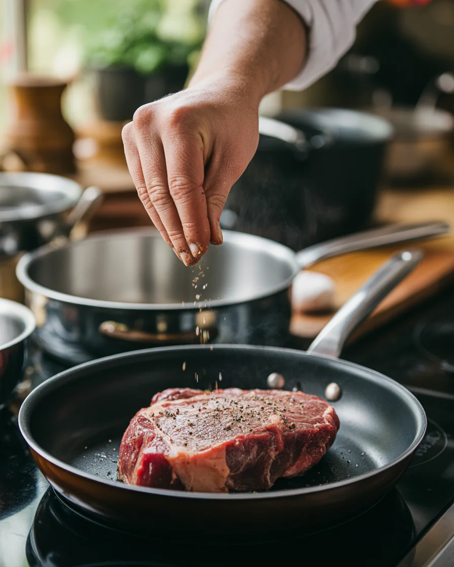 Pan-Seared Sirloin Steak – Quick Dinner