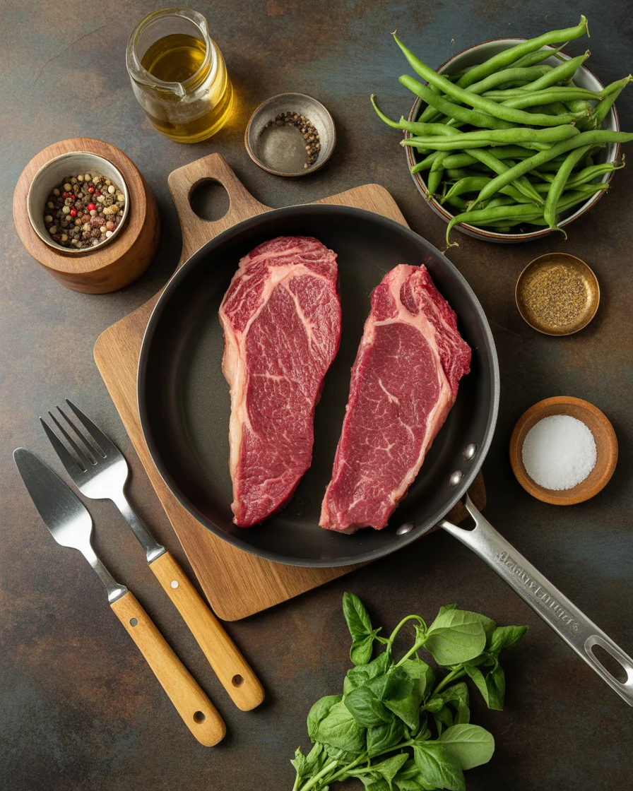 Pan-Seared Sirloin Steak – Quick Dinner