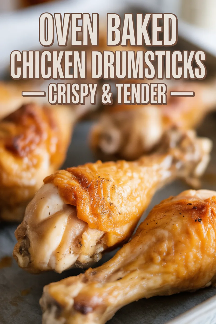 Oven Baked Chicken Drumsticks – Crispy & Tender