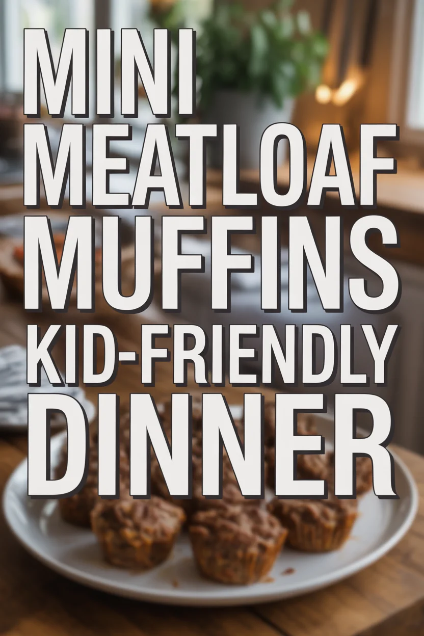 Mini Meatloaf Muffins – Kid-Friendly Dinner