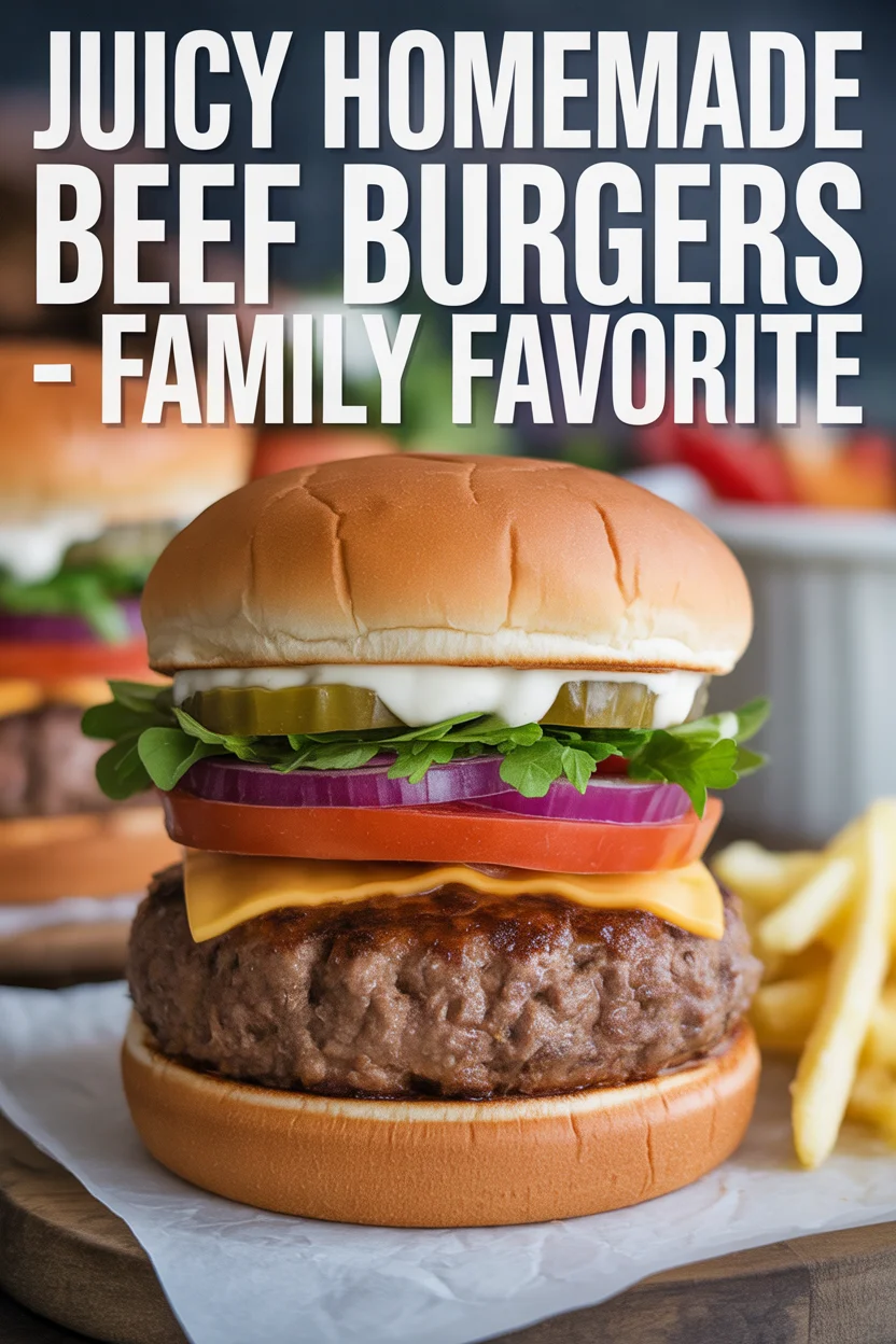 beef burger recipes