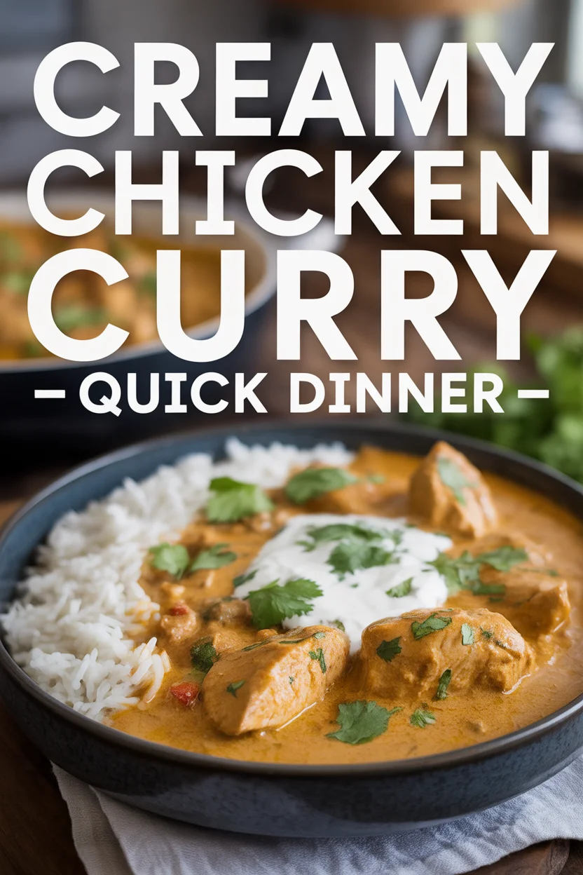 Creamy Chicken Curry – Quick Dinner