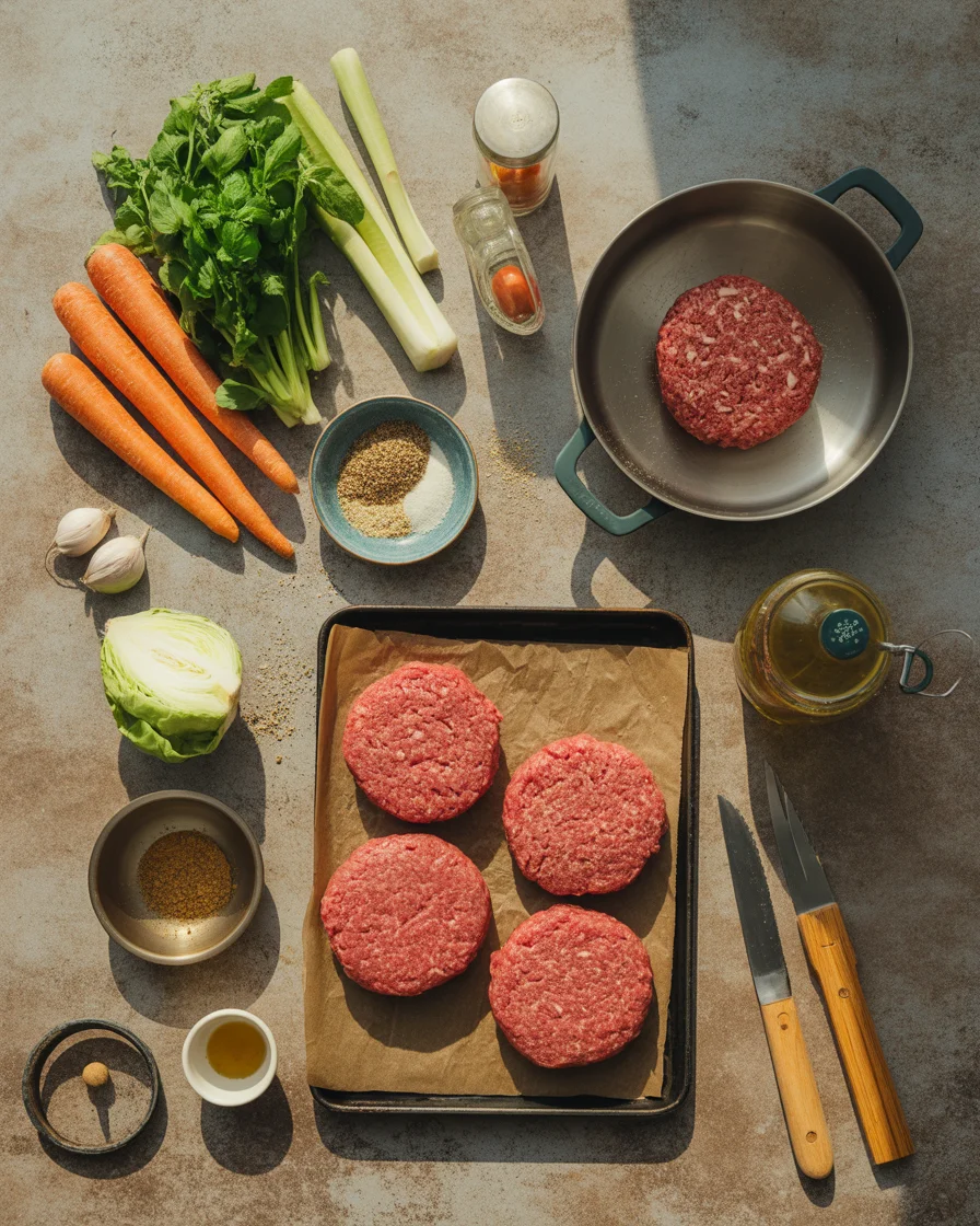 Juicy Homemade Beef Burgers – Family Favorite