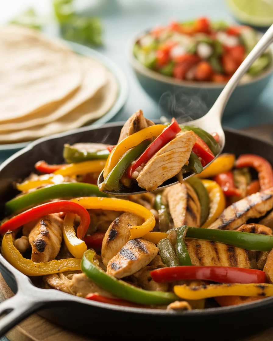 Easy Chicken Fajitas – Flavorful & Fast