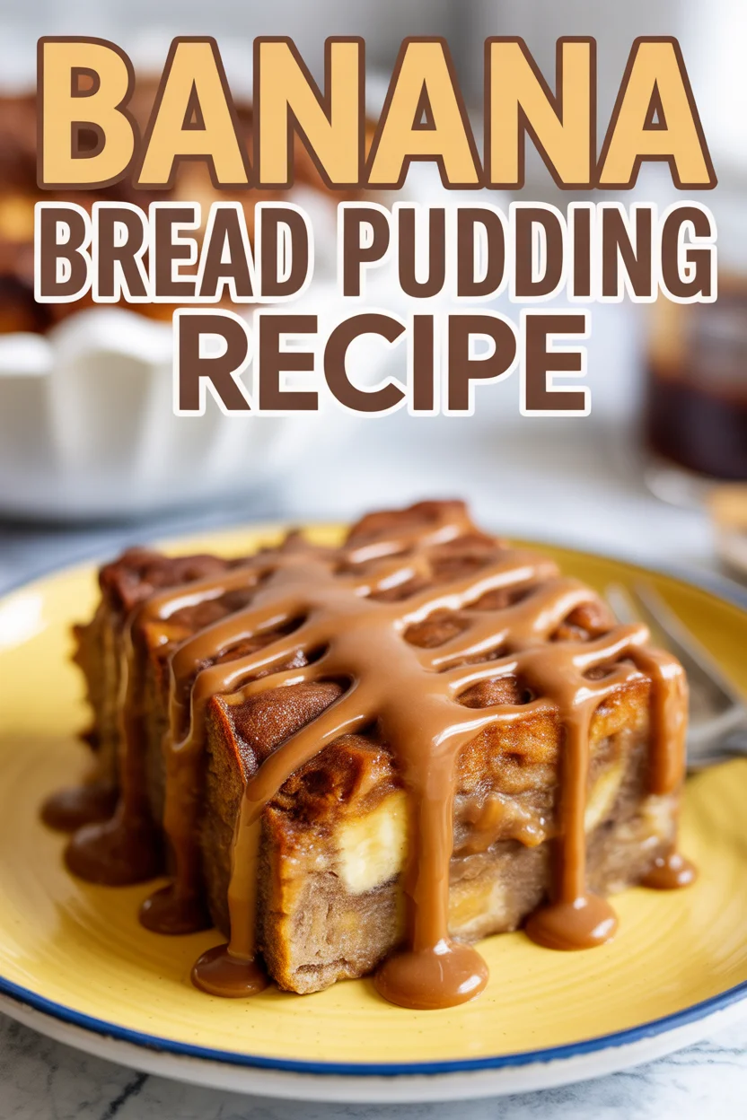 banana bread pudding recipe