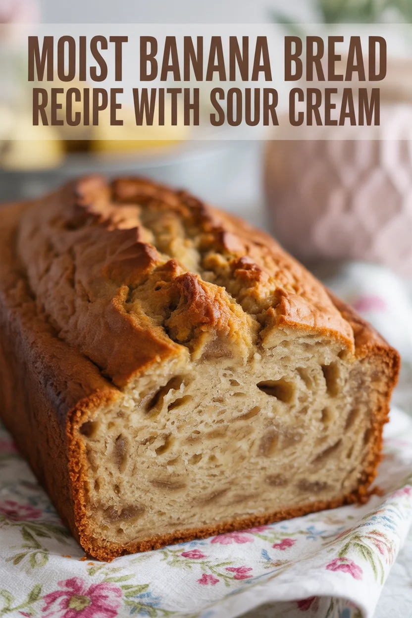 moist banana bread recipe with sour cream