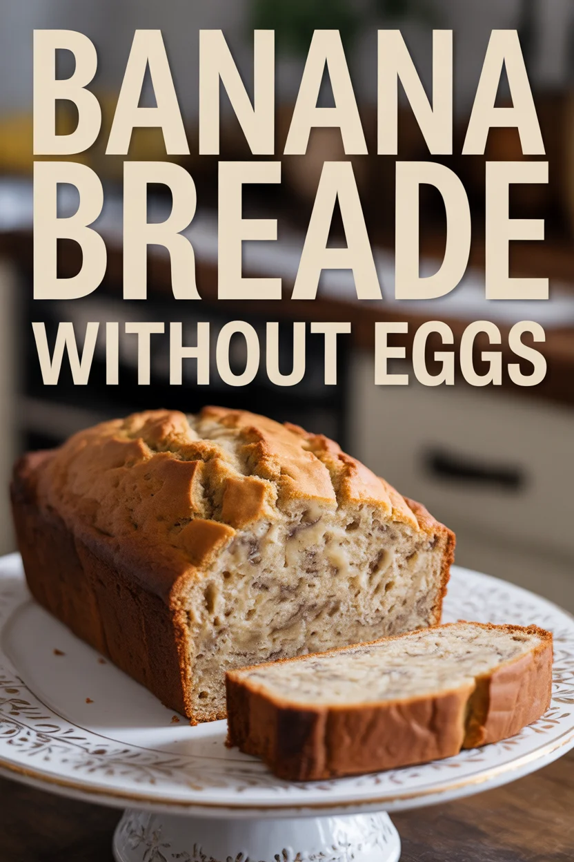 banana bread recipe without eggs