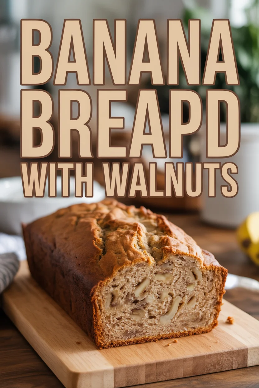 banana bread recipe with walnuts