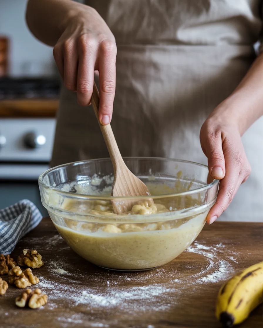 banana bread recipe with walnuts