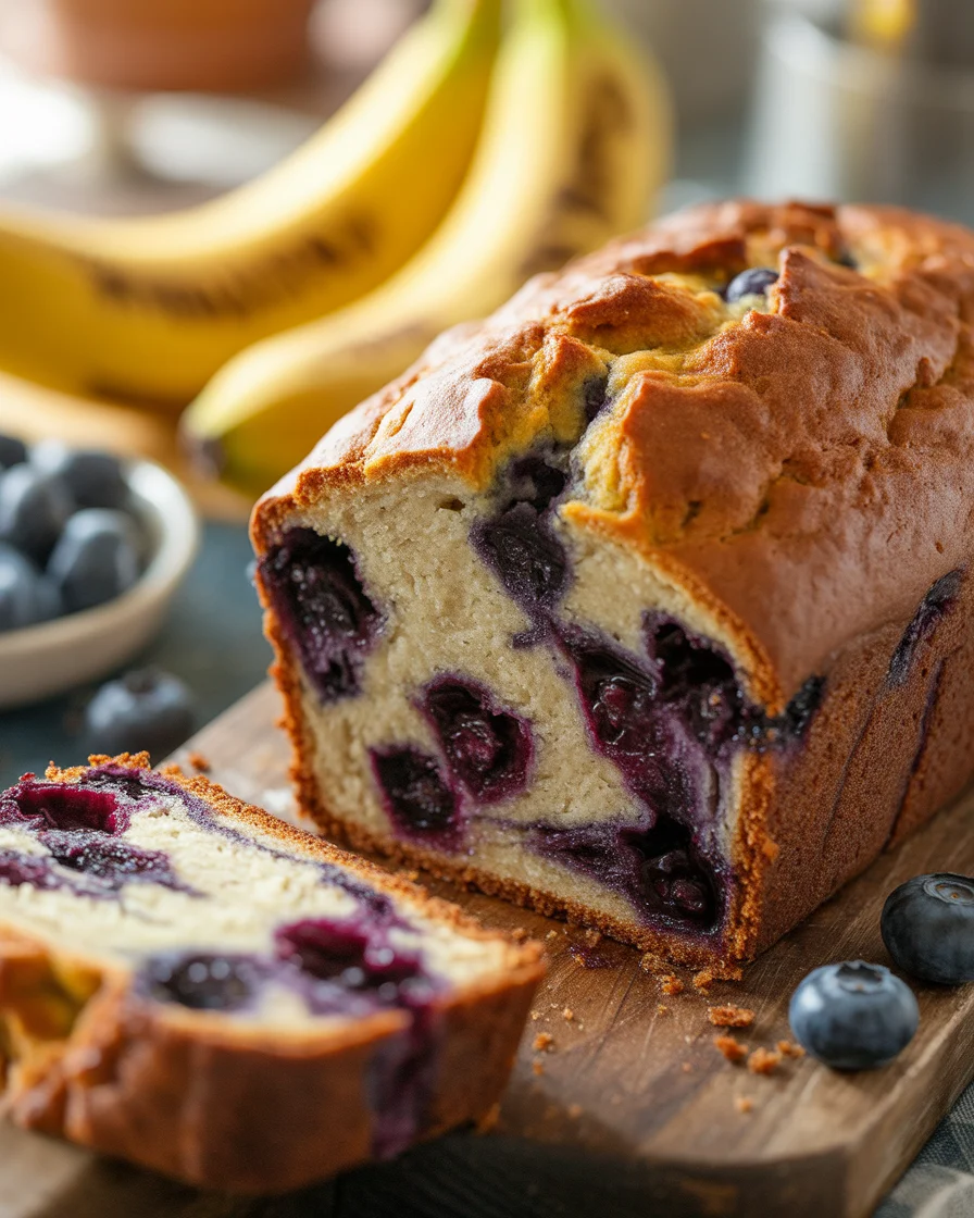 blueberry banana bread recipe