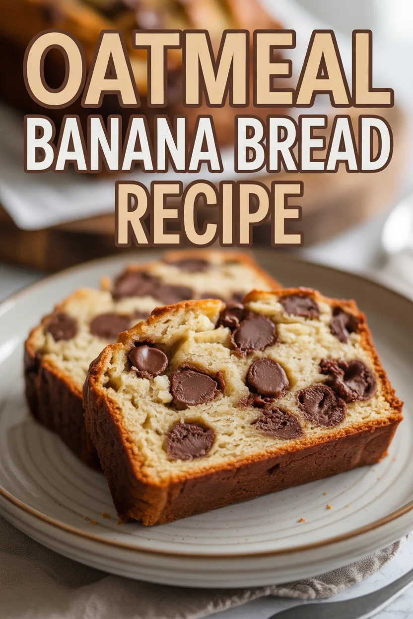 oatmeal banana bread recipe