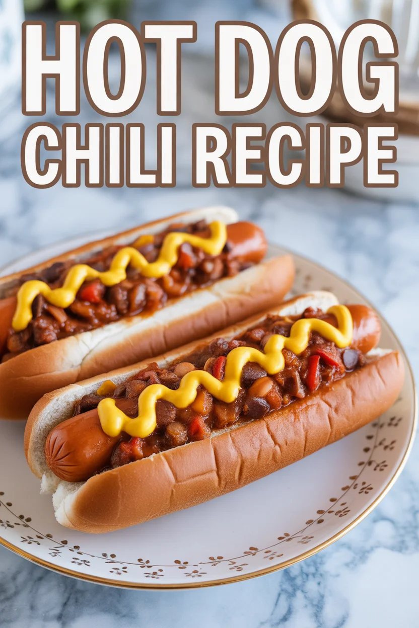 hot dog chili recipe
