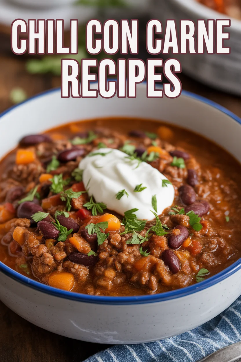 chili con carne recipes