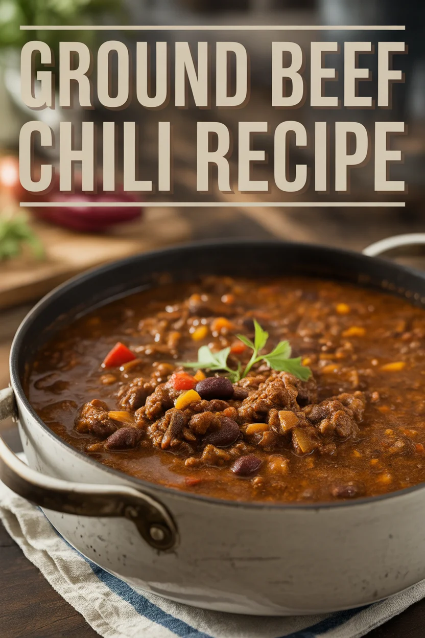 ground beef chili recipe
