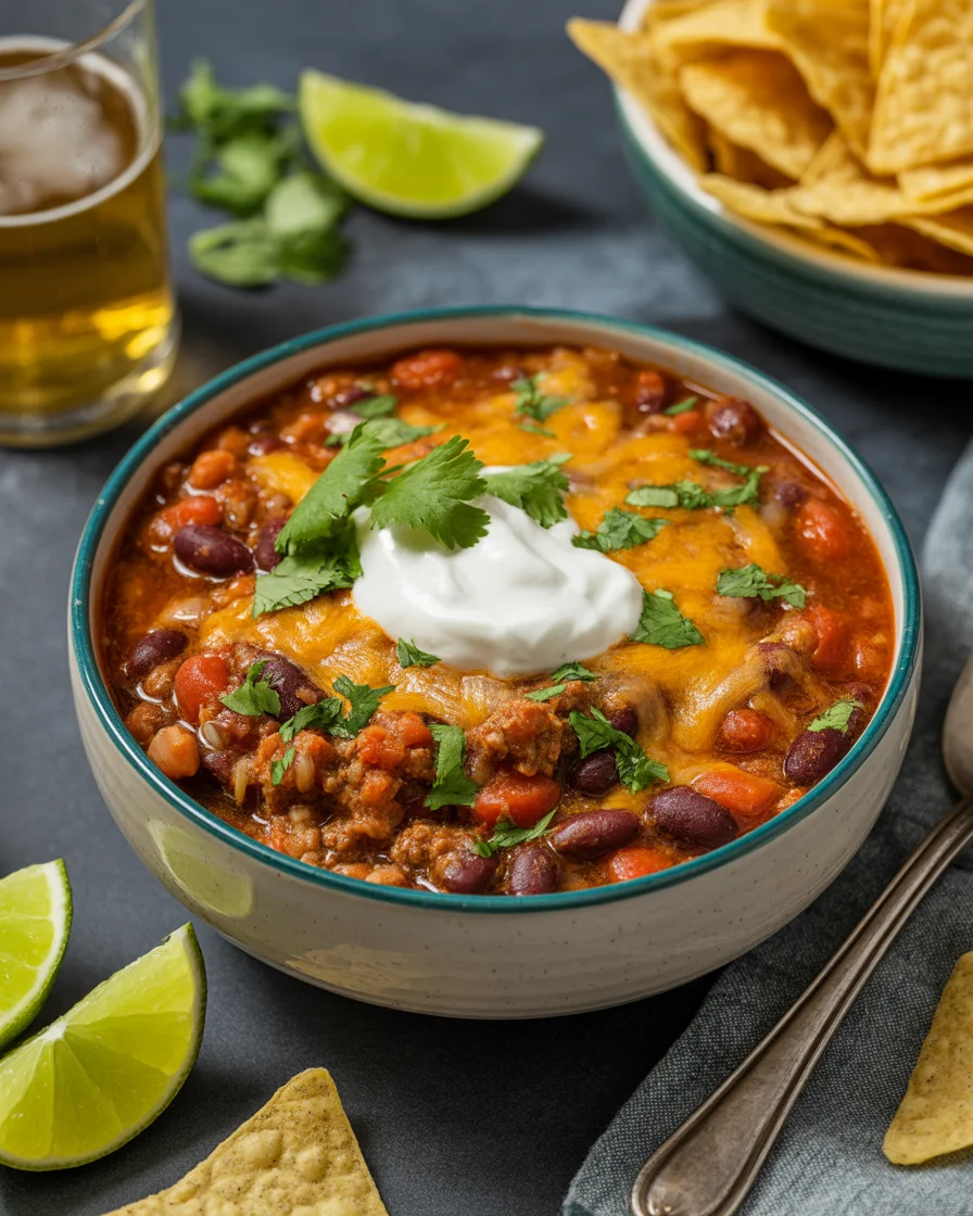 turkey chili recipe crockpot