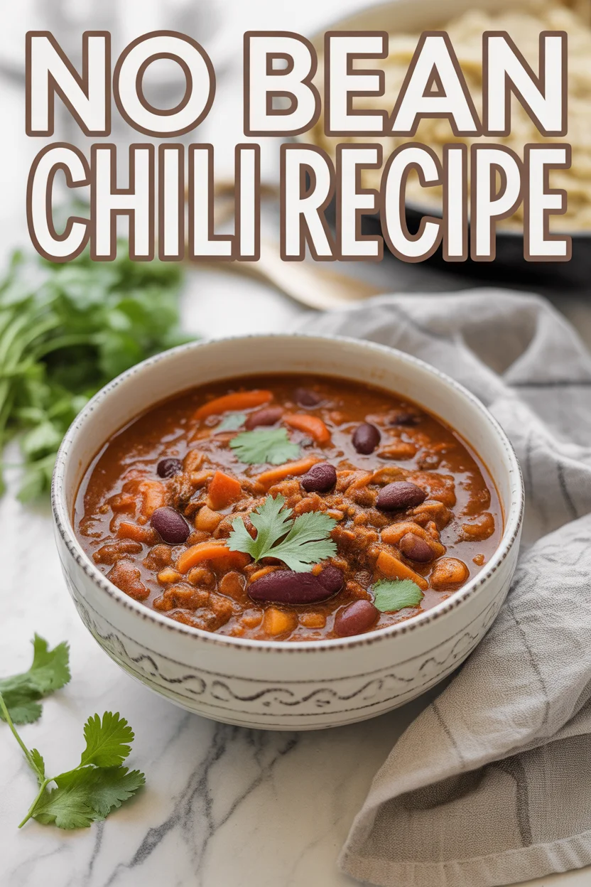 no bean chili recipe