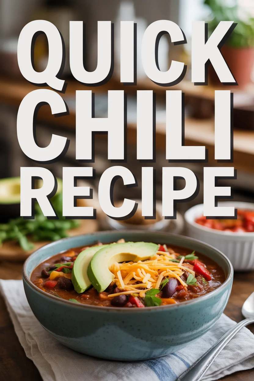 quick chili recipe