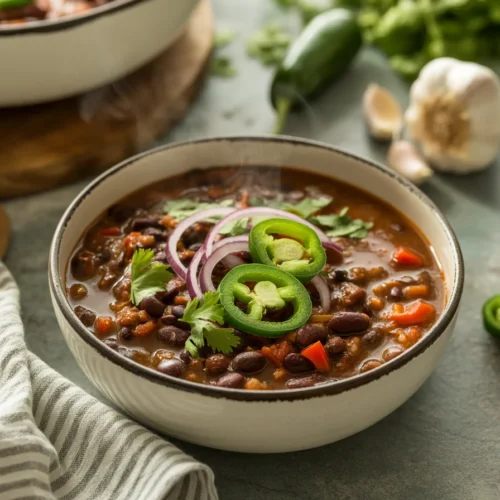 black bean chili recipe