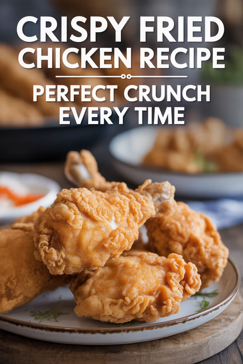 Crispy Fried Chicken Recipe – Perfect Crunch Every Time