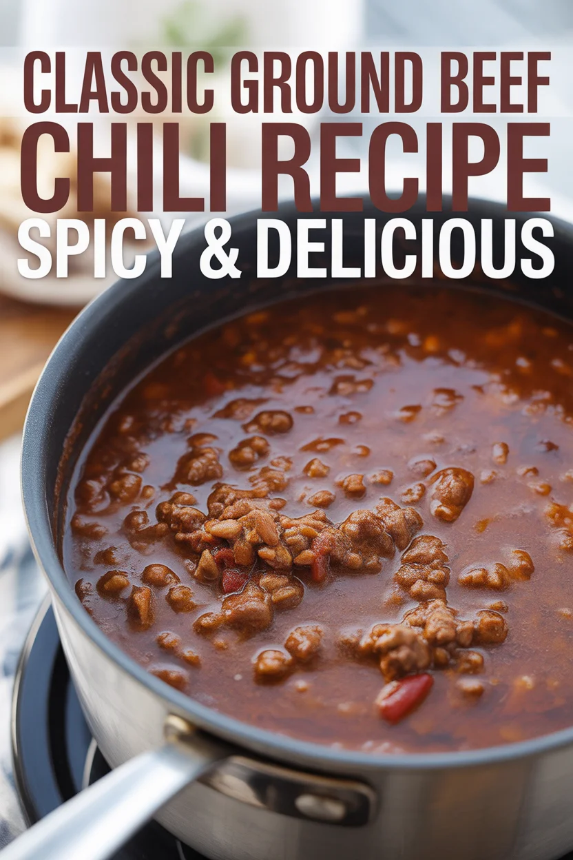 ground beef chili recipe