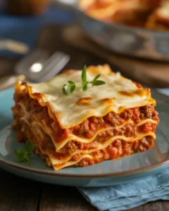 Classic Lasagna with Meat Recipe