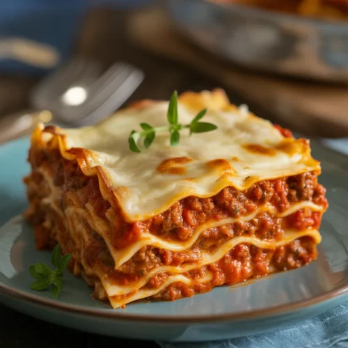 Classic Lasagna with Meat Recipe