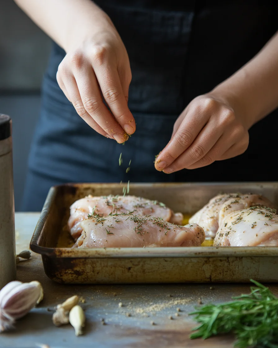 Juicy Baked Chicken Thighs Recipe – Simple & Tasty