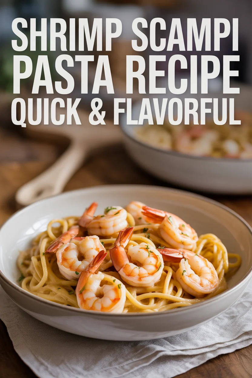 Shrimp Scampi Pasta Recipe – Quick & Flavorful