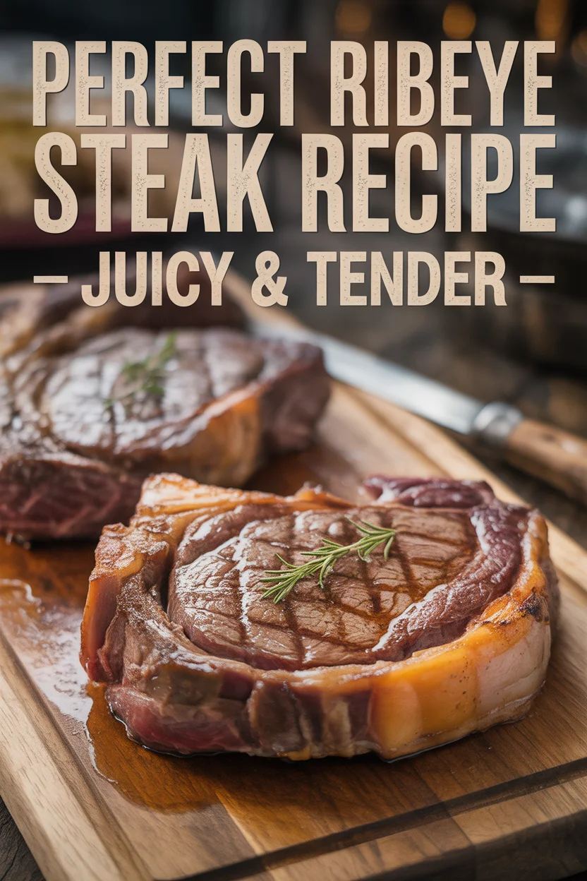 Perfect Ribeye Steak Recipe – Juicy & Tender