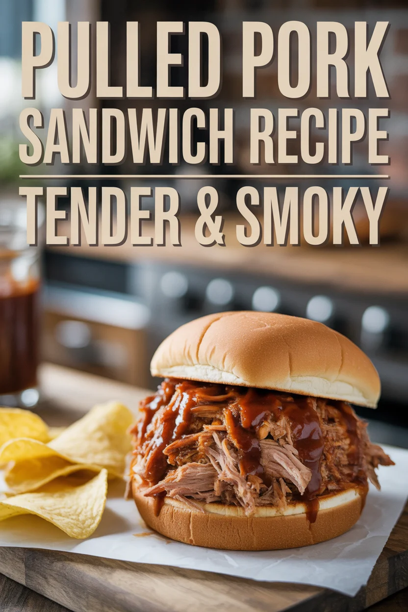 Pulled Pork Sandwich Recipe – Tender & Smoky