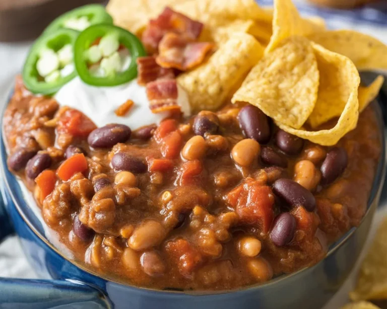 Delicious award winning chili recipe with robust flavors and hearty ingredients.
